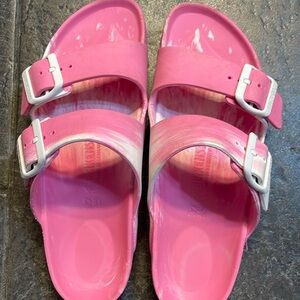 Women’s pink swirl EVA Birkenstock 37 (6.5)